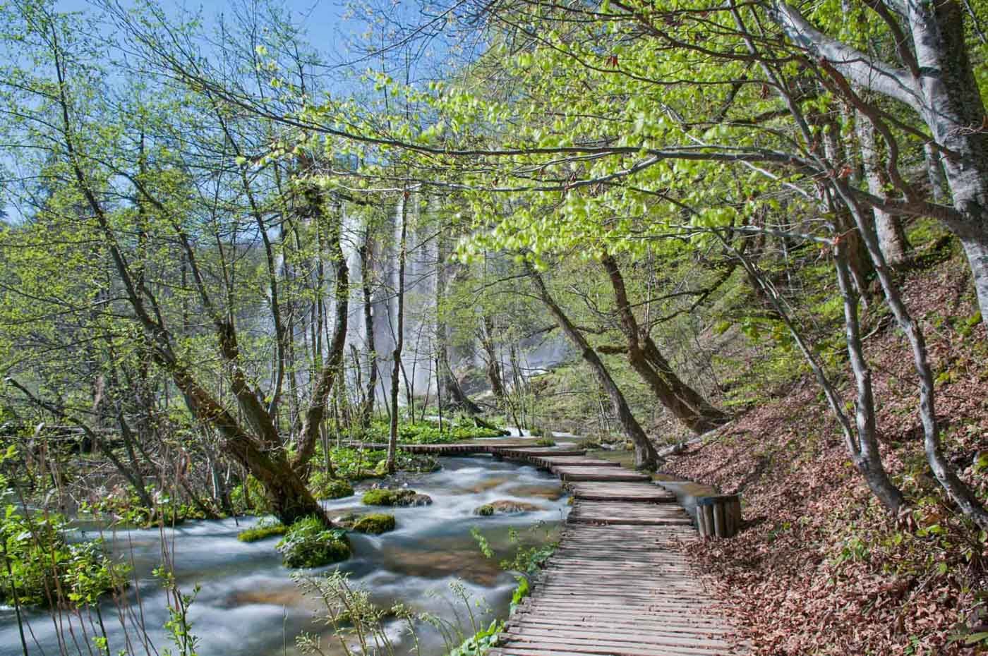 Plitvice National Park im Frühling